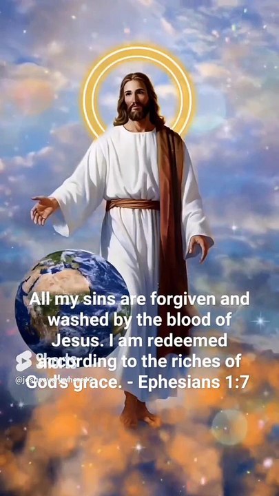 All my sins are forgiven and washed by the blood of Jesus. I am redeemed #jesus #motivation #quotes