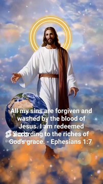 All my sins are forgiven and washed by the blood of Jesus. I am redeemed #jesus #motivation #quotes