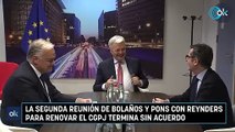 La segunda reunión de Bolaños y Pons con Reynders para renovar el CGPJ termina sin acuerdo