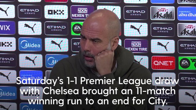 Guardiola ‘more than satisfied’ with Man City performances despite dropping points against Chelsea