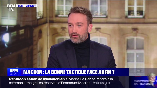 RN hors de l'arc républicain selon Emmanuel Macron: Le Rassemblement national a une tête à mille visages , pour Loïc Signor (porte-parole de Renaissance)
