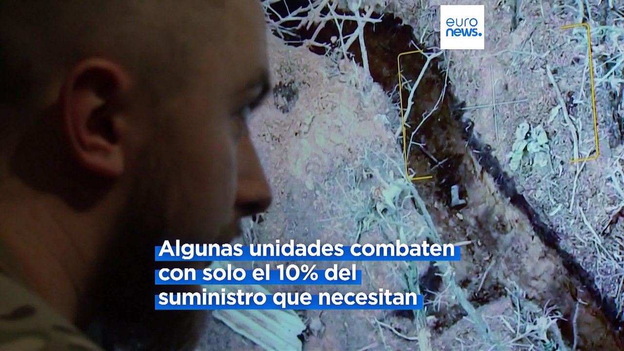 Soldados ucranianos abatidos por la falta de munición