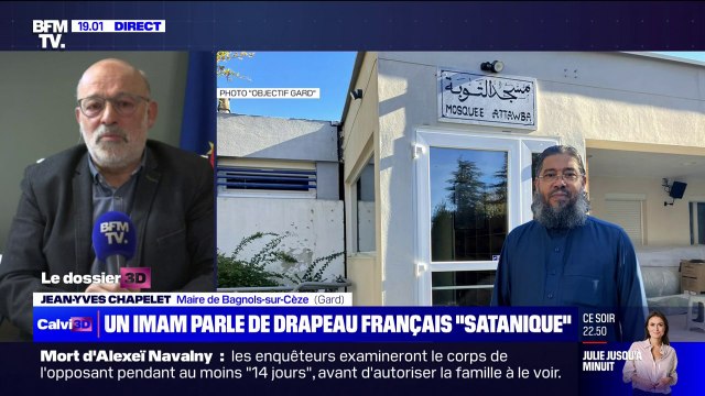 Propos anti-France de l'imam Mahjoubi: Je suis très surpris, estomaqué et aussi en colère réagit Jean-Yves Chapelet, maire de Bagnols-sur-Cèze