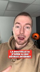 Sora la nouvelle IA d’Open AI