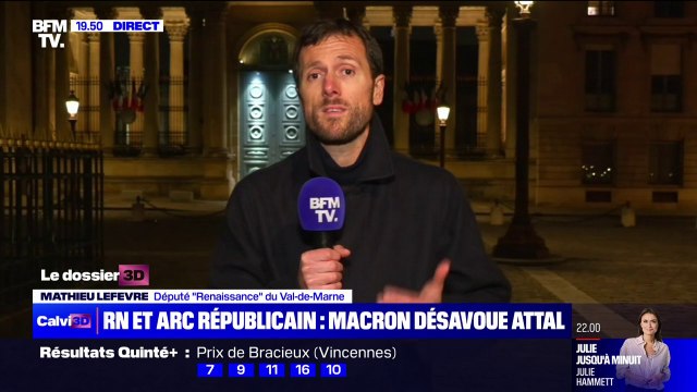 RN hors de l'arc républicain selon Emmanuel Macron: Tout en eux est contraire à la République , affirme Mathieu Lefèvre (Renaissance)