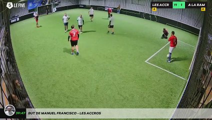 But de Manuel Francisco - LES ACCROS