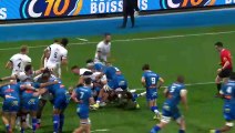 TOP 14 - Essai de Levan CHILACHAVA (CO) - Castres Olympique - RC Toulon