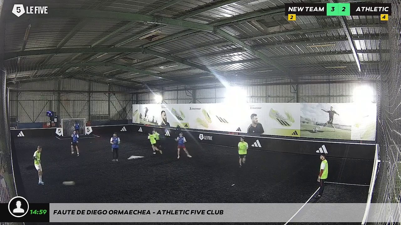 Faute de Diego ORMAECHEA - Athletic Five Club