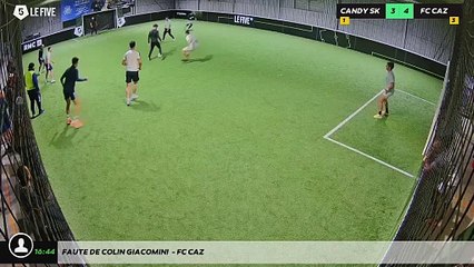 Faute de Colin Giacomini  - FC CAZ