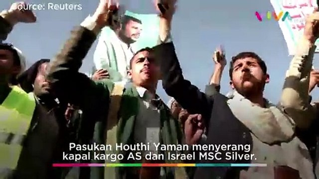 Houthi Menggila, Kapal AS-Israel Dibombardir di Laut Merah