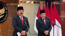 Ucapan Pertama Menkopolhukam Hadi Usai Sertijab