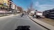 Beylikdüzü'nde motosiklet sürücüsü ile polis arasında nefes kesen kovalamaca kamerada