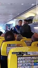 Pelea en un vuelo de Ryanair entre Edimburgo y Tenerife
