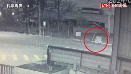 離譜畫面曝光！彰化73歲老翁開休旅車 國小3姊弟走斑馬線被撞（民眾提供）