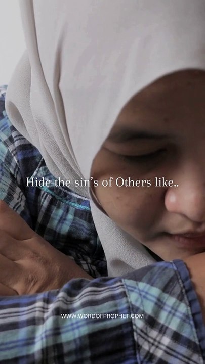 Hide the sins of others like Allah is hiding your’s...