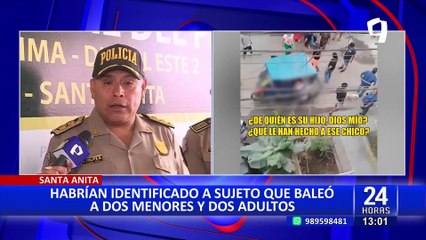PNP está tras los pasos de responsable de balacera a menores en Santa Anita