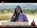 Gob. Héctor Rodríguez expuso agenda económica Miranda 2024 indicando avance del sector productivo
