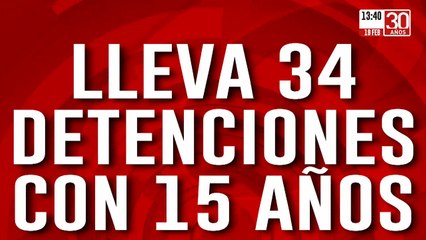 Tiene 15 años y 34 detenciones: asi volvió a caer uno de los "hermanos macana": tiene