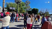 Este domingo marcharon por democracia en Lagos de Moreno con poca participación de población joven