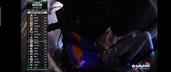 NASCAR Cup Series 2024 Daytona 500 Hamlin Foot Cam