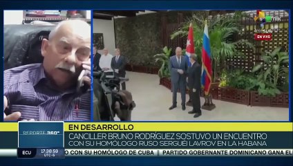 Canciller Bruno Rodríguez sostuvo encuentro con su homólogo cubano