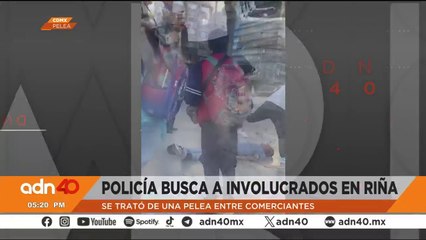 Riña entre comerciantes en Bellas Artes, la policía está buscando a los involucrados