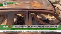 Encuentran fosas clandestinas en un desierto de Baja California con autos quemados y restos óseos