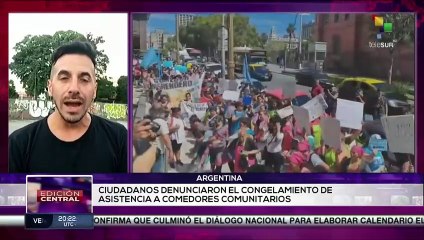 Argentina: Denuncian congelamiento de asistencia a comedores comunitarios