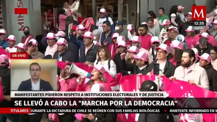 "Objetivo de 'Marcha por nuestra democracia' es exigir el voto libre": Unidos por México