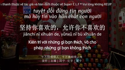Tuyệt đối đừng tin người, mà hãy tin vào bản chất con người