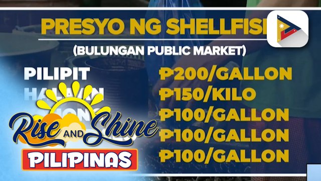 Presyo ng mga shellfish, pinangangambahang tataas dahil sa epekto ng #ElNino