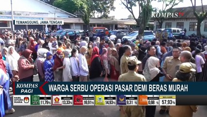 Download Video: Warga Bandung Desak-desakan Hingga Saling Dorong Demi Dapatkan Beras Murah Rp10 Ribu