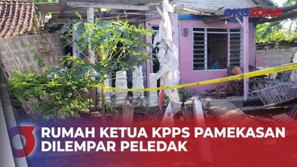 下载视频: Rumah Ketua KPPS di Pamekasan Dilempar Peledak oleh OTK, Polisi Turun Tangan