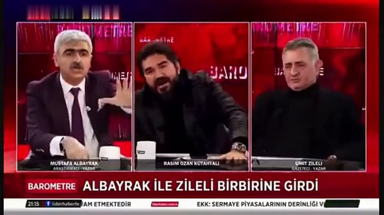 Rasim Ozan Kütahyalı'nın programında büyük kavga