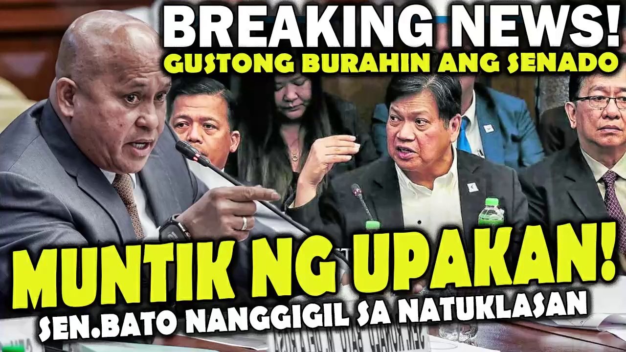 Gustong burahin ang Senado! Sen. Bato gigil na gigil sa bata ni Speaker at pasimuno sa People's Initiative.