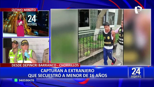San Juan de Miraflores: capturan a extranjero que secuestró a adolescente de 16 años
