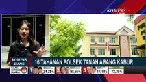 Bentuk Tim Khusus, Polisi Kejar 16 Tahanan Polsek Tanah Abang Kabur Lewat Ventilasi