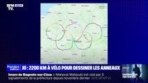 Deux Français ont pédalé 2.200km pour reproduire les anneaux des Jeux olympiques et ont battu le record du monde du tracé GPS