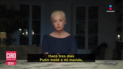 “Putin mató a mi marido”: Yulia Navalnaya, viuda del principal opositor ruso Alekséi Navalni
