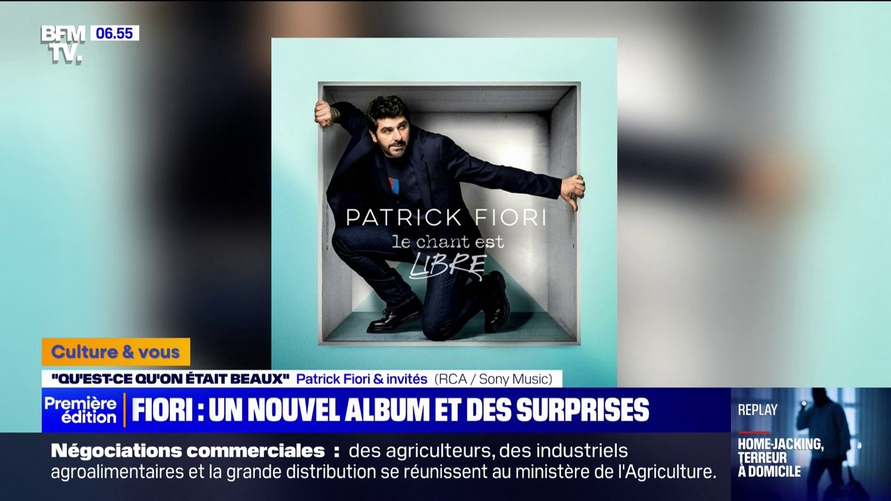 Michel Drucker intervient dans le dernier album de Patrick Fiori, “Le chant est libre”