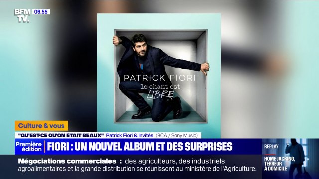 Michel Drucker intervient dans le dernier album de Patrick Fiori, “Le chant est libre”