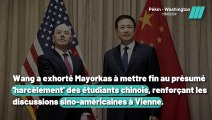 Crise diplomatique: Pékin demande à Washington d'arrêter le harcèlement des étudiants chinois
