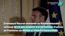 Débat sur l'intégration du RN Macron prend position