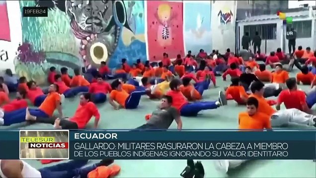 Ecuador: Ciudadanía manifiesta su indignación por la presencia militar en el país