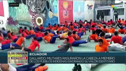 Ecuador: Ciudadanía manifiesta su indignación por la presencia militar en el país