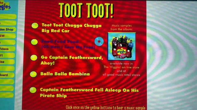 The Wiggles - Toot Toot Music Samples (1998, 2005)