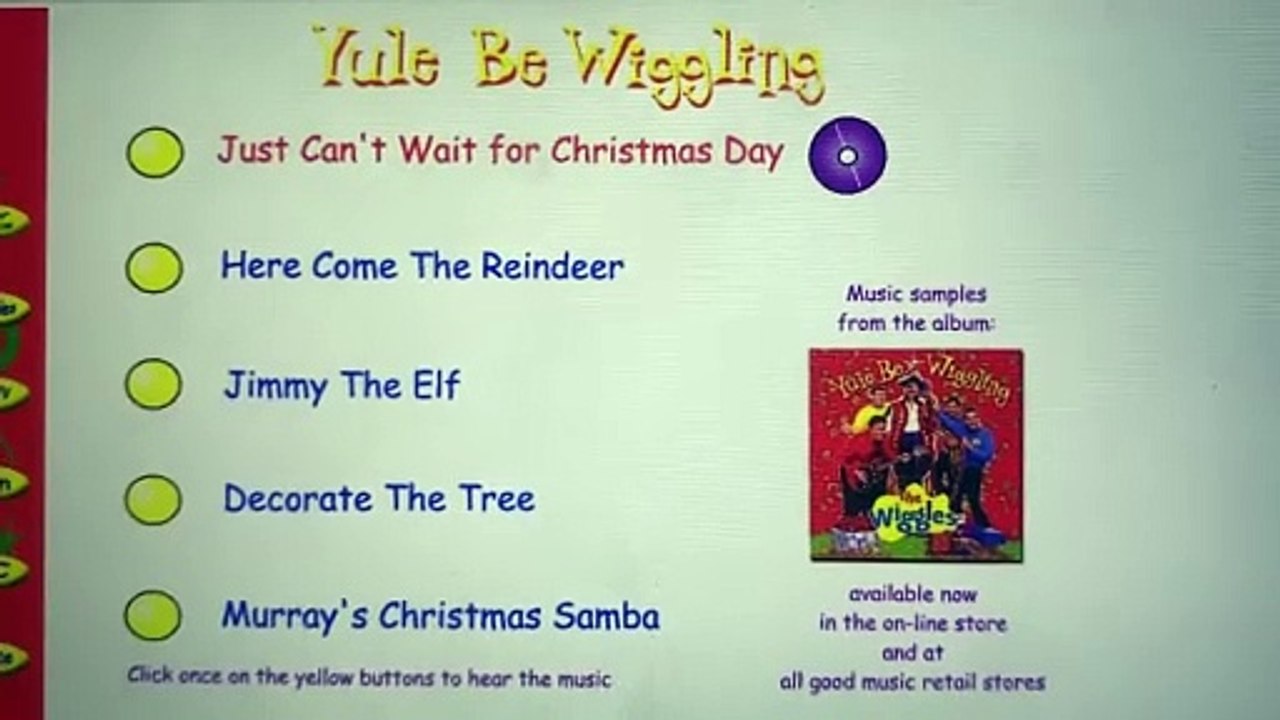 The Wiggles - Yule Be Wiggling Music Samples (2000, 2001)