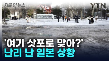 64년 만에...난리 난 日 홋카이도·삿포로 [지금이뉴스] / YTN
