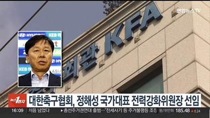 대한축구협회, 정해성 국가대표 전력강화위원장 선임