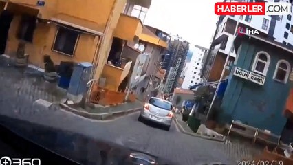 İstanbul'da 'eşime neden selektör yaptın' tartışması kamerada